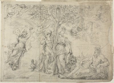 En allegori over Bologna af Alessandro Algardi