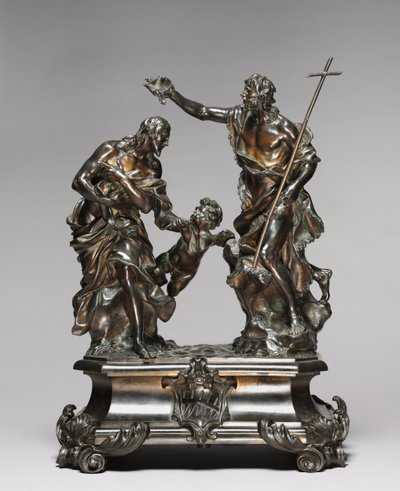 Kristi dåb, tegnet 1645-46, sandsynligvis lavet 1650-55 af Alessandro Algardi