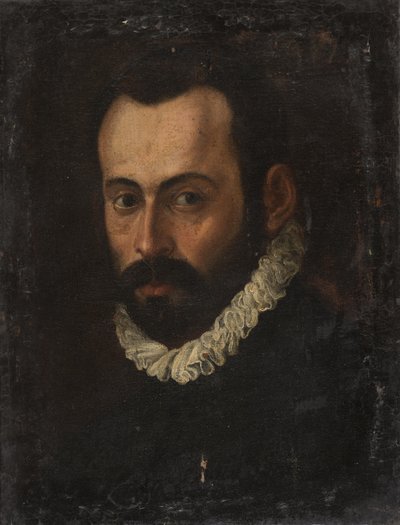 Alessandro Allori - Portræt af en mand af Alessandro Allori