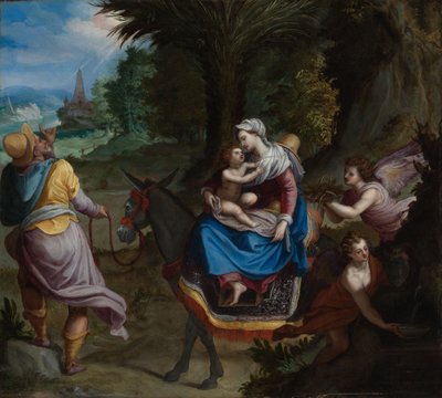 Flugten til Egypten af Alessandro Allori