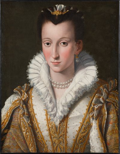 Portræt af Eleonora di Garzia di Toledo, kaldet Dianora (?) af Alessandro Allori