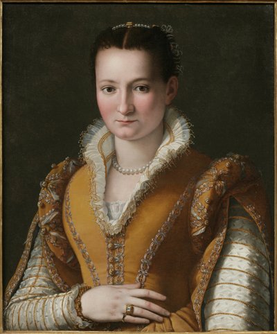 Portræt af en ung kvinde af Alessandro Allori