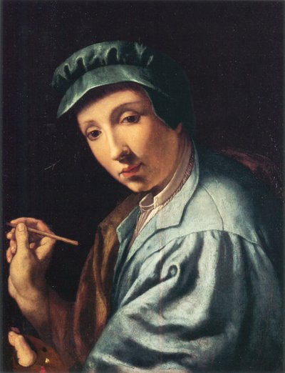 Selvportræt, ca 1555. af Alessandro Allori