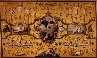 Spalliera med Jupiters kærligheder, 1572. af Alessandro Allori