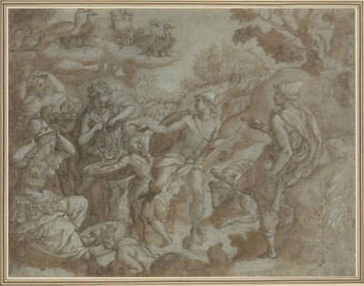 Dommen i Paris, 1583. af Alessandro Allori