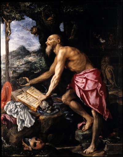 Den bodfærdige Sankt Hieronymus af Alessandro Allori