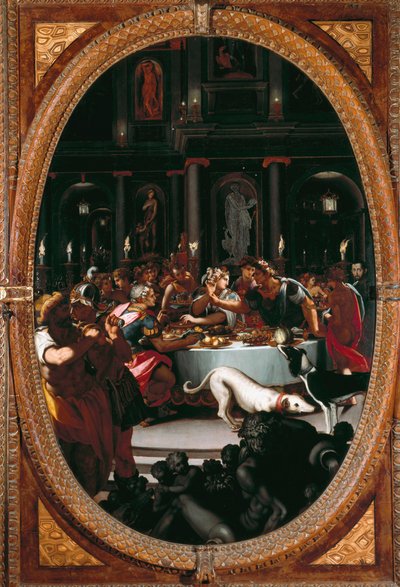 Kleopatras banket (maleri af Alessandro Allori