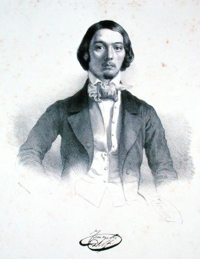 Adolfo Fumagalli (1828-56) (litho) af Alessandro Focosi