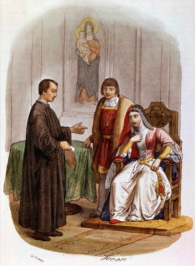 Niccolo di Bernardo dei Machiavelli (Nicolas Machiavel af Alessandro Focosi