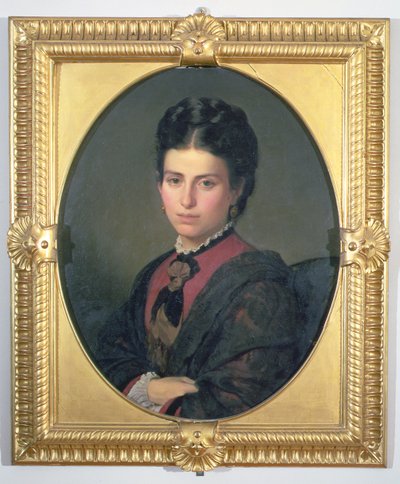 Portræt af Emilia Sampieri af Alessandro Franchi