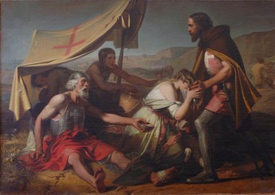 Tørsten led af de første korsfarere, 1852 af Alessandro Guardassoni