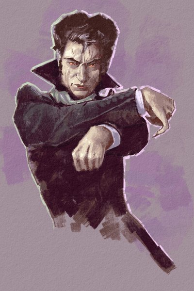 Grev Dracula (illustration) af Alessandro Lonati