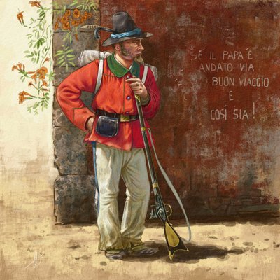 Garibaldisk frivillig i den romerske republik af Alessandro Lonati