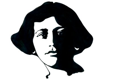 Portræt af Simone Weil (1909-1943), fransk filosof af Alessandro Lonati