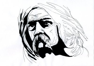 Portræt af Vercingetorix (72-46 f.Kr.), Chief Arverne Federator of the Gallic Peoples af Alessandro Lonati