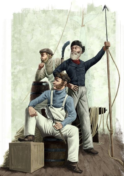 Tre hvaler af Alessandro Lonati
