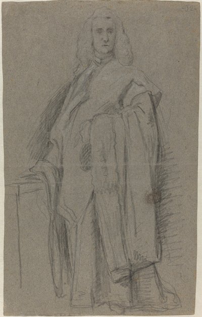 En venetiansk prokurator i San Marco [recto] af Alessandro Longhi or Pietro Longhi
