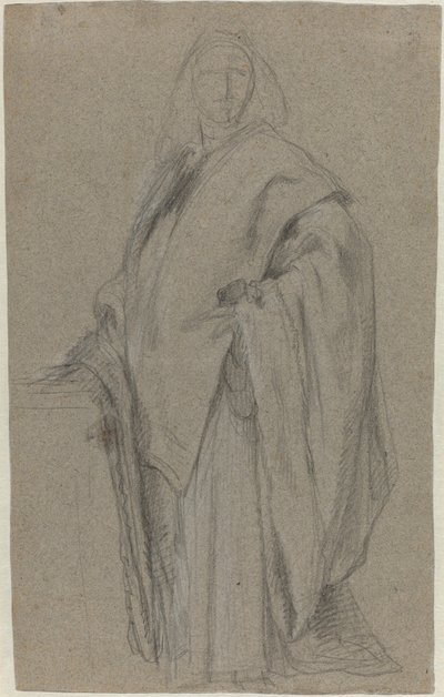 Portræt af en prokurist [verso] af Alessandro Longhi or Pietro Longhi