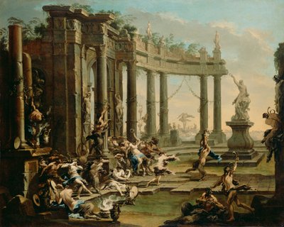 Bachnale, s.1720-30 af Alessandro Magnasco