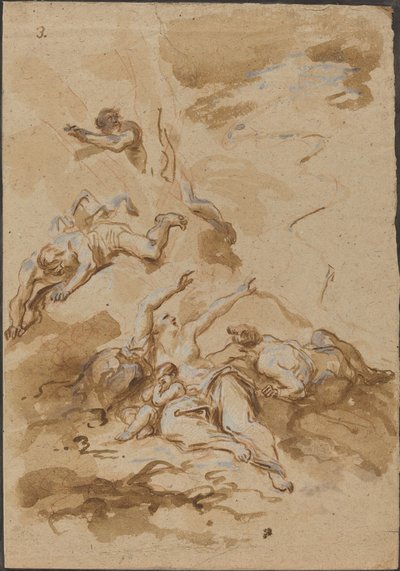 Figurer i en Storm af Alessandro Magnasco