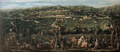 Havefest i Albaro af Alessandro Magnasco