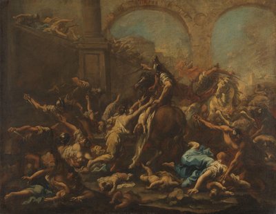 Massakren på de uskyldige af Alessandro Magnasco