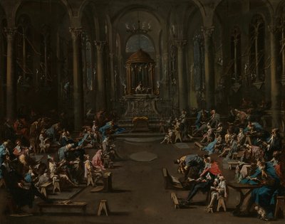 Synagogen af Alessandro Magnasco