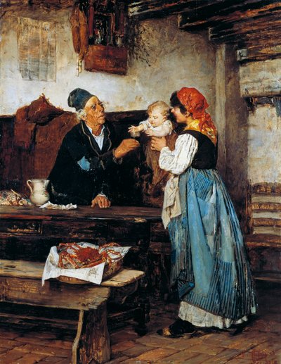 Bedstefar tilbyder af Alessandro Milesi