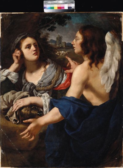 Hagar og englen af Alessandro Rosi