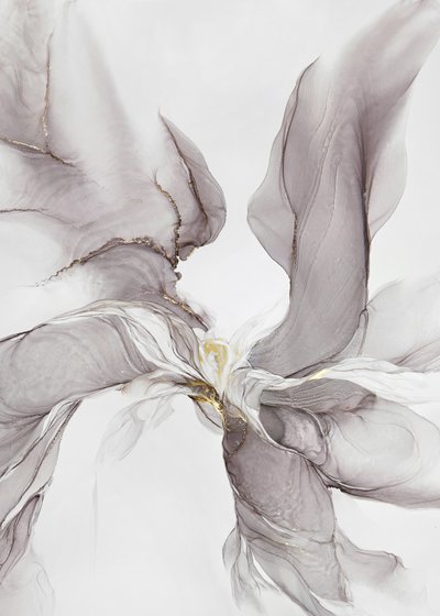 Æterisk grå-guld-strøm af Alevtina Shelest