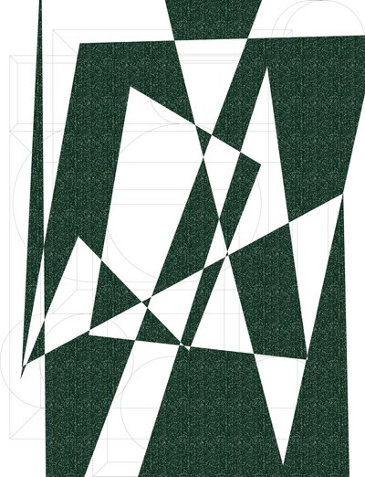 #3,2019,(blandet medier) af Alex Caminker