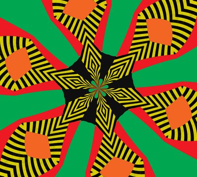 Tegnefilm II, 2019, (blandet medier) af Alex Caminker