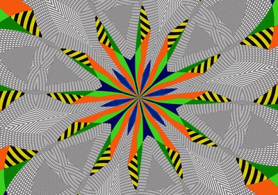 Clover, 2019, (blandet medier) af Alex Caminker