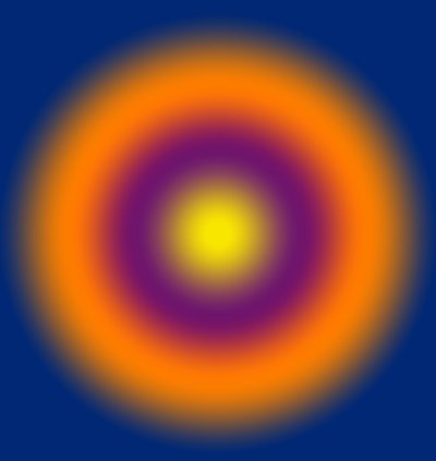 Geometriske lys,#6,(gradient) af Alex Caminker