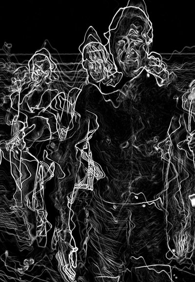 Ghosts, 2020 (blandet medier) af Alex Caminker