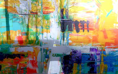 Sti, 2019, (blandet medier) af Alex Caminker