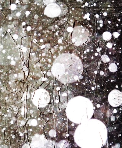 Sne, 2019, (blandet medier) af Alex Caminker