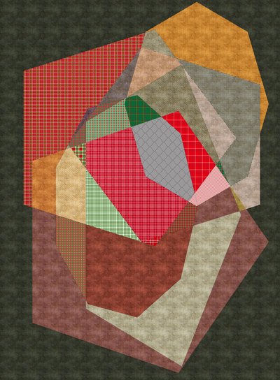 Stones, 2019, (blandet medier) af Alex Caminker