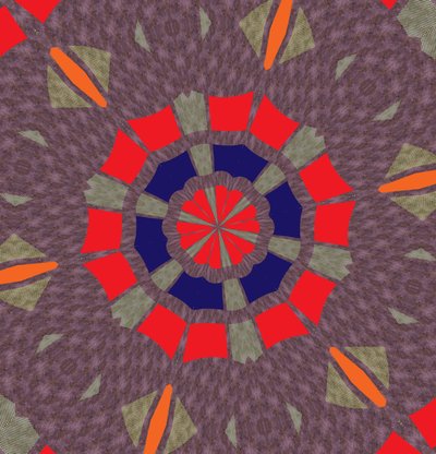 Wheel, 2019, (blandet medier) af Alex Caminker