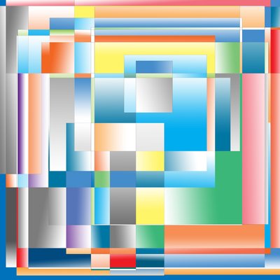 luft, 2019, (gradient) af Alex Caminker