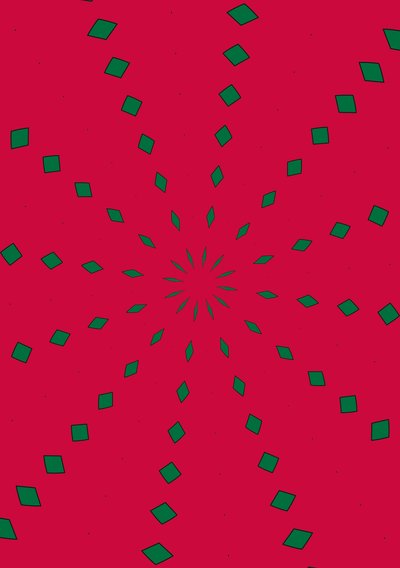 arabesk #16,2019,(blandet medier) af Alex Caminker