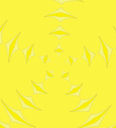 arabesk #19,2019,(blandet medier) af Alex Caminker