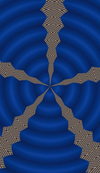arabesk #21,2019,(gradient) af Alex Caminker