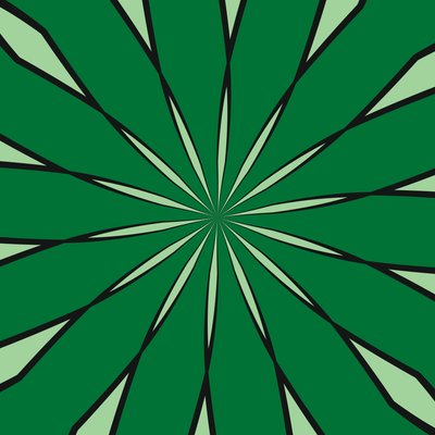 arabesk #28,2019,(blandet medier) af Alex Caminker