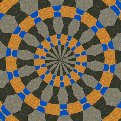 arabesk #44,2019,(blandet medier) af Alex Caminker