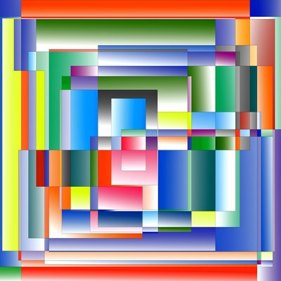 bybillede, 2019, (gradient) af Alex Caminker
