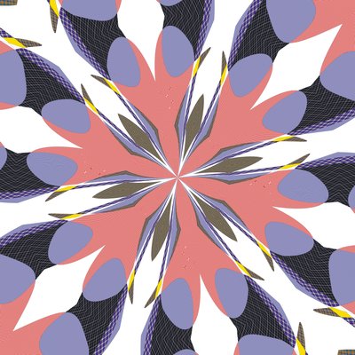 kløver (version), 2019, (blandet medier) af Alex Caminker
