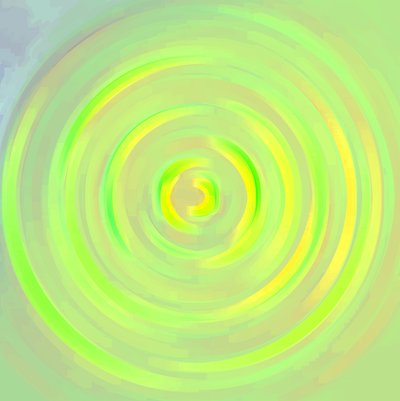 farvet vaskbart vand, 2017, af Alex Caminker