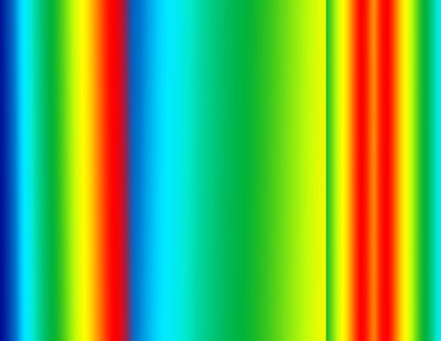 farvefelt #11,2019,(gradient) af Alex Caminker
