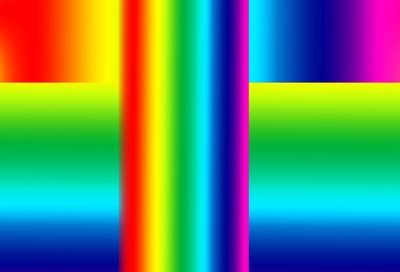 farvefelt #12,2019,(gradient) af Alex Caminker